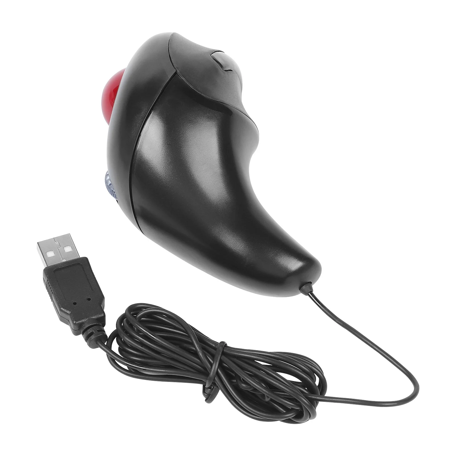 Ergonômico Handheld, USB Optical Track Ball, Wired