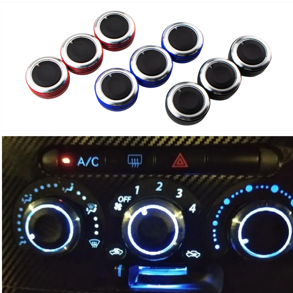 Set 3 Manopole Aria Condizionata In Lega Alluminio Per Mazda 2, 3, 5, 6, Axela - Foto 11