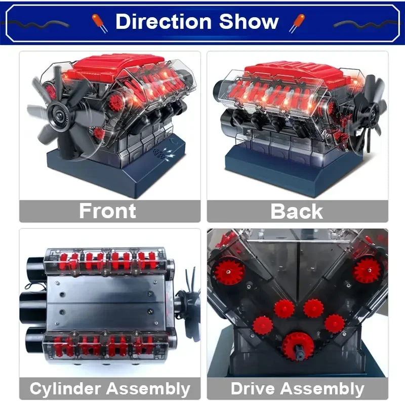 DIY V8   ŰƮ,  4   , ũ   峭 , 100  ̻ ǰ