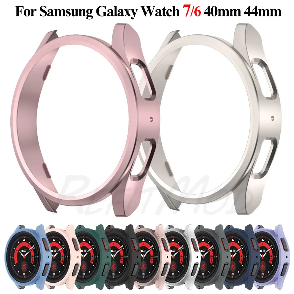 Galaxy Watch Protective Bumper Shell - Durable PC Frame Cover with Hollow Design