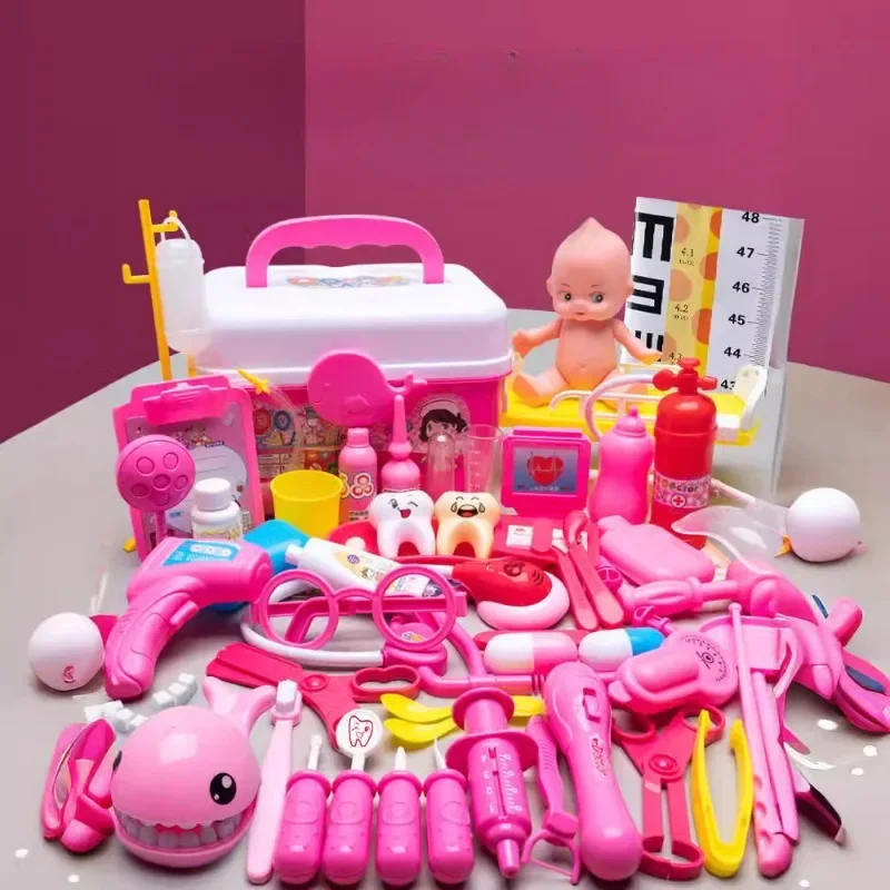 Doctor Play Set for Kids 30PCS Doctor Toys Educational Medical Dentist Tools Stethoscope Toy Gift for Boys and Girls doctor play set doctor nurse toys doctor toys kit dentist play set stethoscope toy
