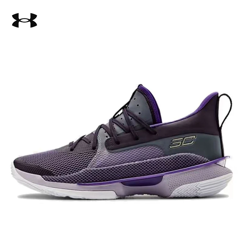 thumbnail image 1 of Zapatillas de baloncesto prácticas de corte bajo Under Armour Curry 7, 1 of 5