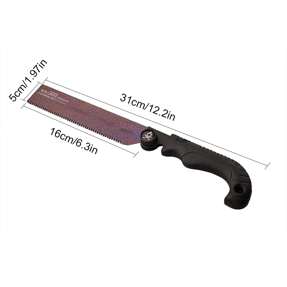 Portable Hand Saw Anti Slip Outdoor Camping Saw SK85 Blade Survival Multi-Tool Picnic Hand for Wood Garden Tree Pruning