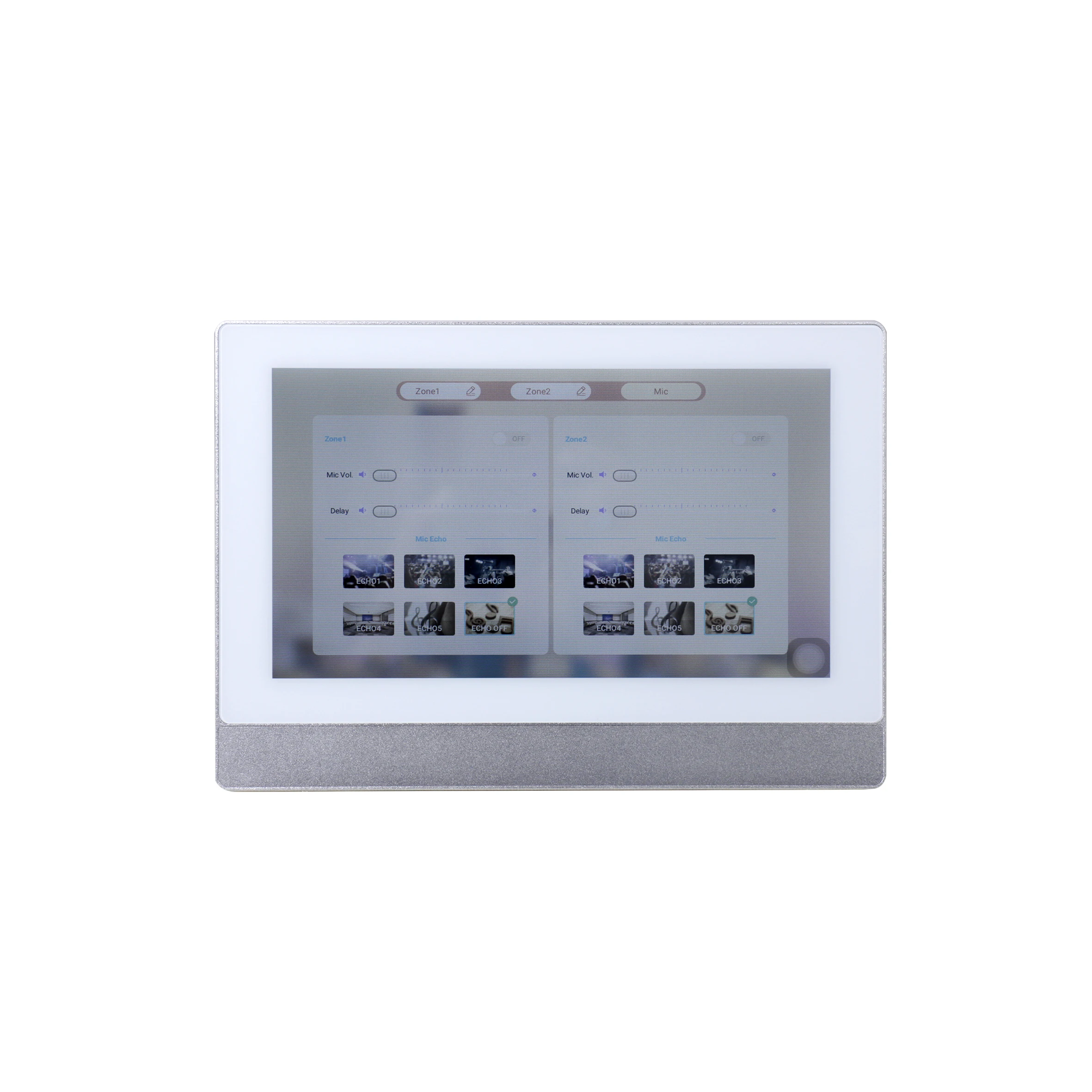 8 채널 BT 벽면 증폭기, 안드로이드 멀티 홈 오디오 마이크로 USB/TF 8x20W