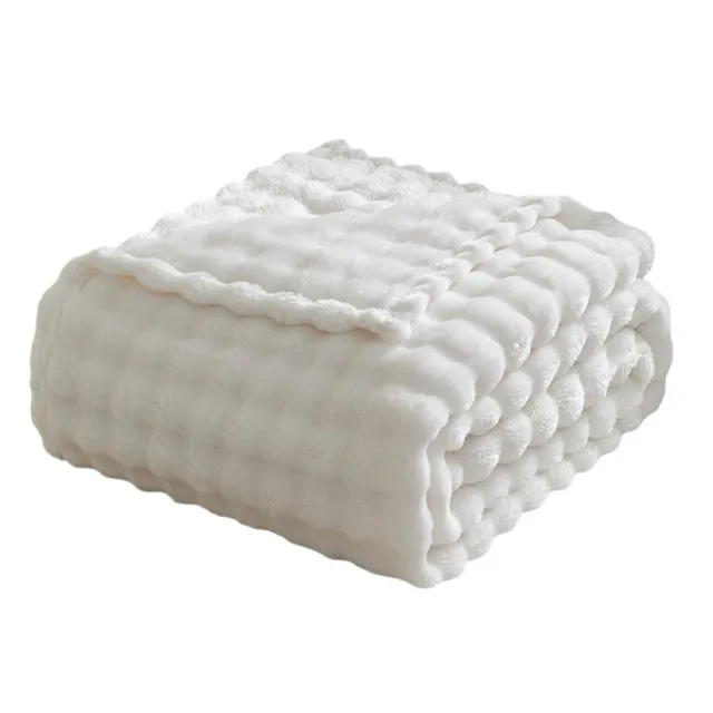 3D Bubble White Plush Blankets Textured Flannel Fleece Throw Plaids Soft Warm Cozy Blanket Couch Christmas Gift Throw Blankets 3D Bubble White Plush Blankets Textured Flannel Fleece Throw Plaids Soft Warm Cozy Blanket Couch Christmas Gift Throw Blankets