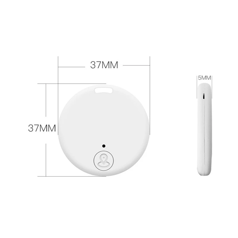 AB25-Mini GPS Tracker Wireless Bluetooth 5.0 Anti-Lost Device Smart Locator Pet Key Wallet Tracker With Key Ring