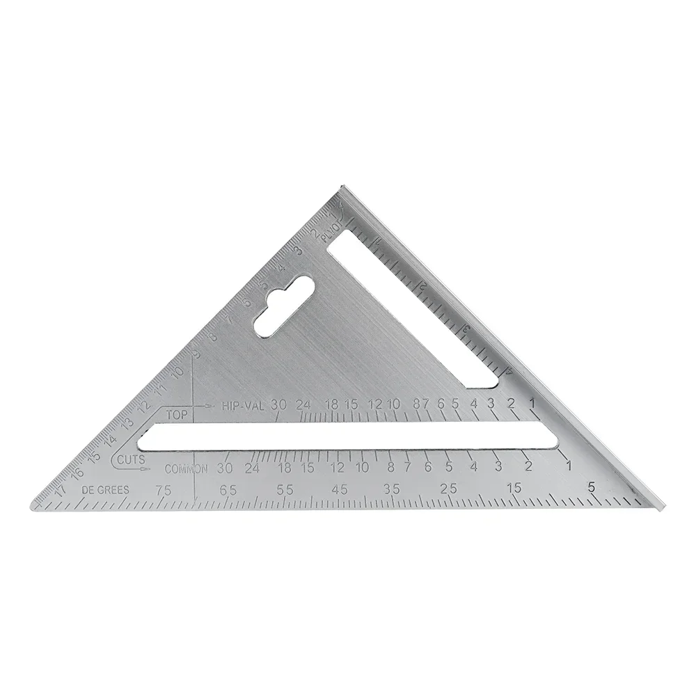 Tripod Aluminium Angle Protractor 7" Woodworkers Carpenter's Tools 90 Degree Thick Leather Right Angle