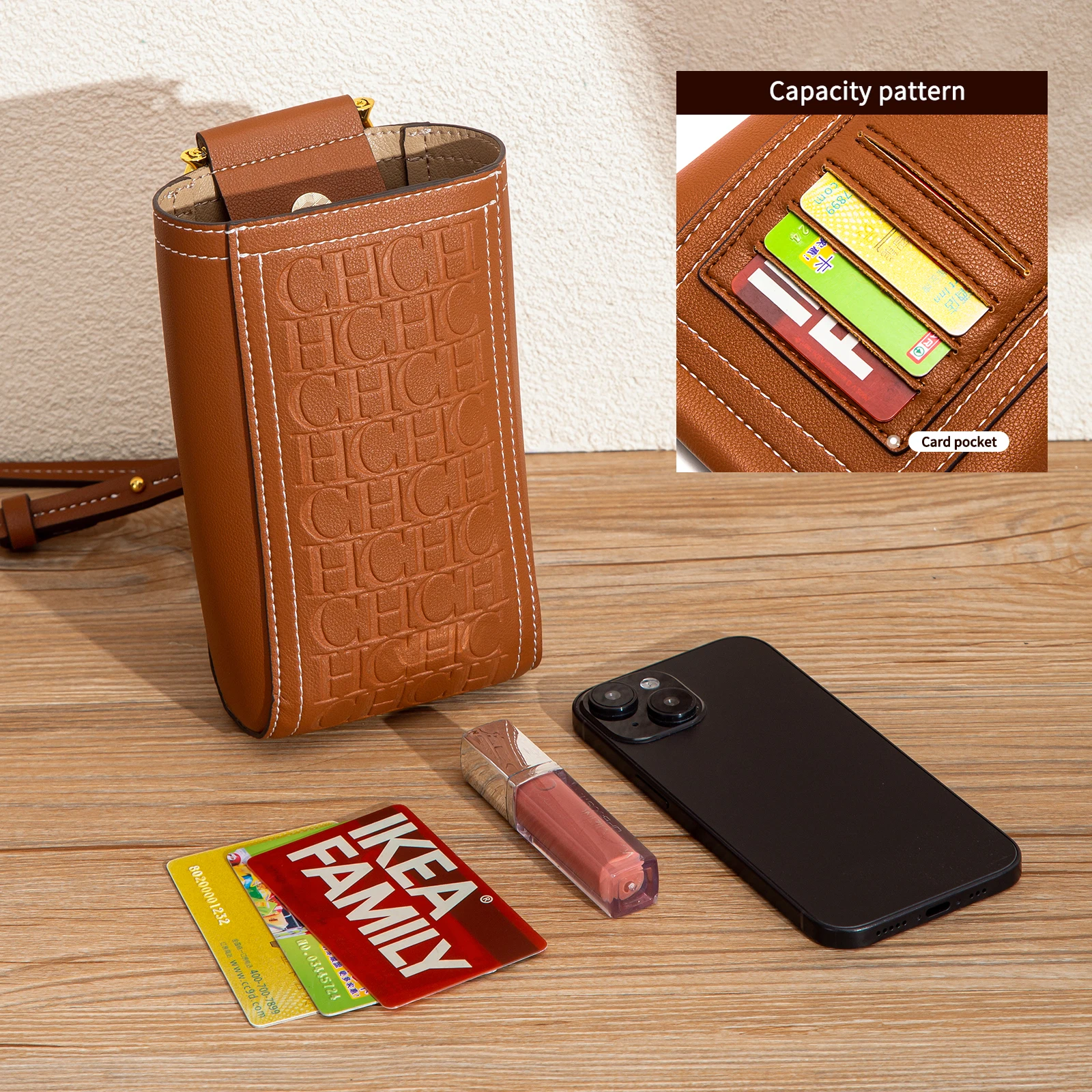 حقيبة كروس نسائية لخريف 2025 جديدة بلون سادة حقيبة...