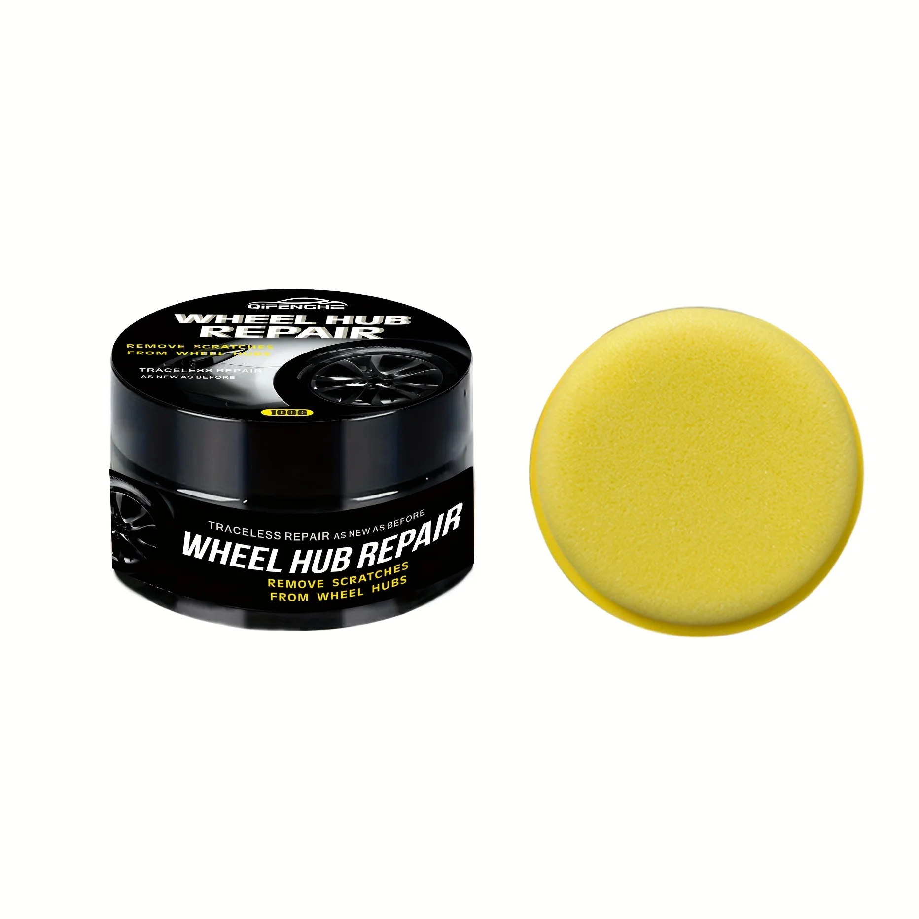 QIFENGHE Wheel Repair Kit-Scratch & Fade Removal with Polishing Paste for Enhanced Car Maintenance Fit wheel repair kit