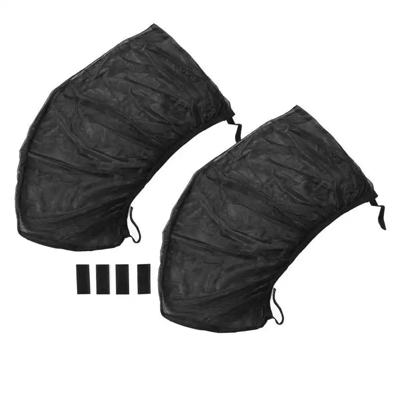 Car Mosquito Net Stretchable Insect Bugs Net UV Protection Rear Window Sun Shade Portable for