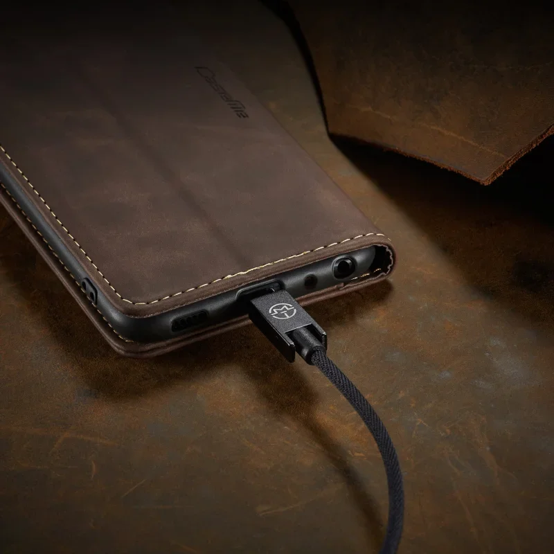 Premium Flip Wallet Case with Full Protection and Magnetic Closure - Slim Design with Card Holder
