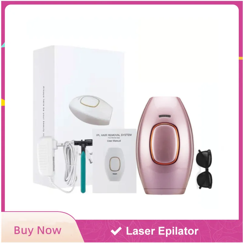 

Professional Laser Epilator 500000 Flashes Epilator For Women Facial Shaver Painless Whole Body Permanent IPL Hair Removal