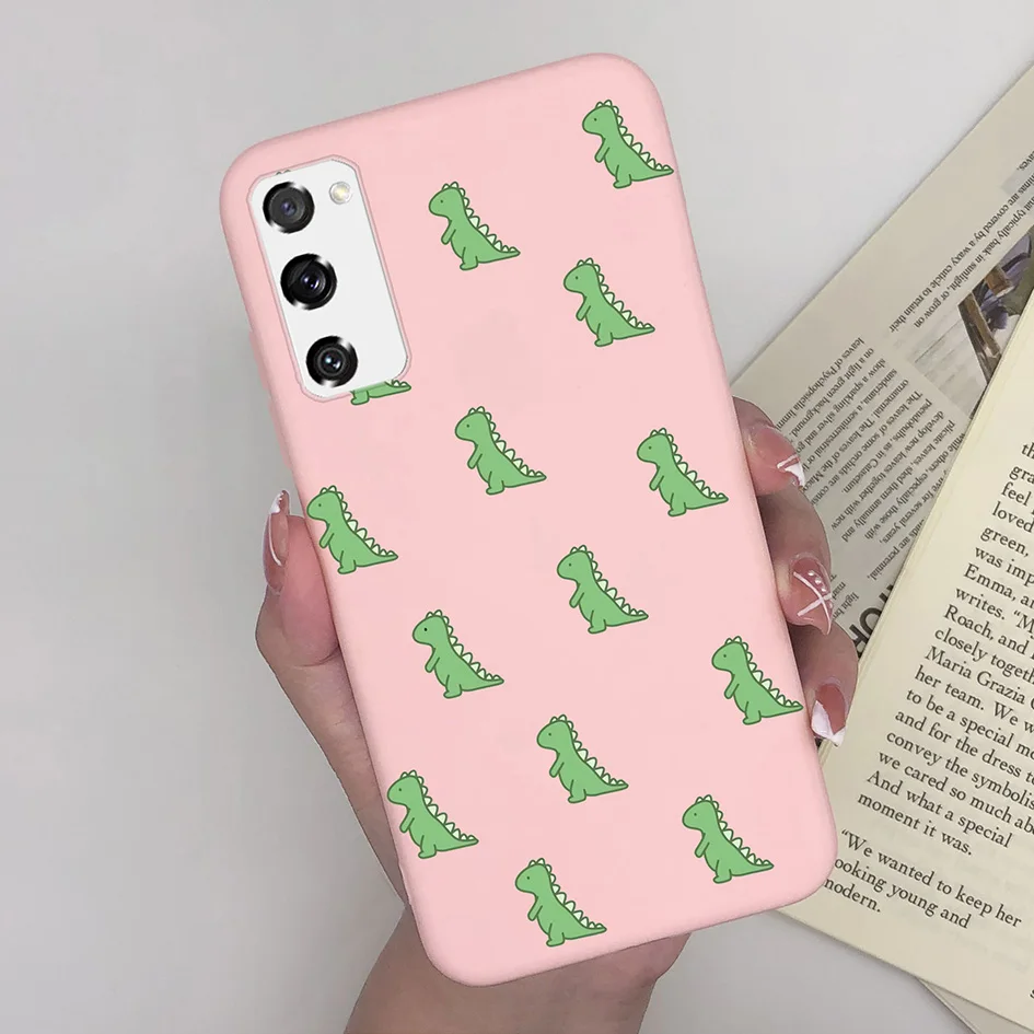 Cute Dinosaur Cartoon Phone Case - Fashionable Luxury TPU Soft Cover