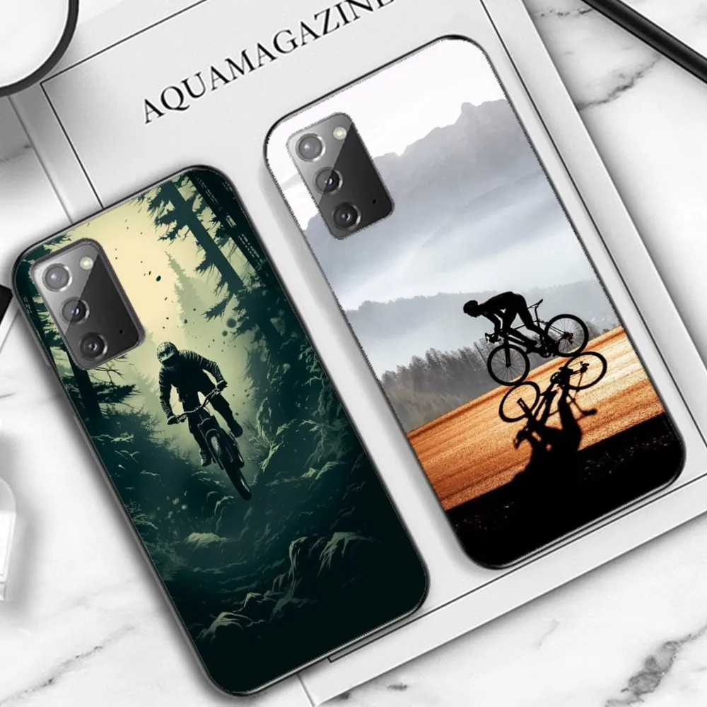 

BIKE CYCLING art Phone Case For Samsung Note 8 9 10 20 pro plus lite M 10 11 20 30 21 31 51 A 21 22 42 02 03
