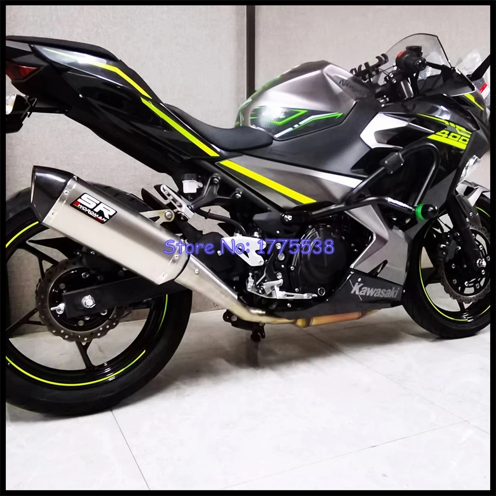 Titanium Alloy for Kawasaki Ninja 400 NINJA400 ABS 2018-2023 Z400 ABS 2019-2021Motorcycle Exhaust System Header Muffler Manifold - Image 6