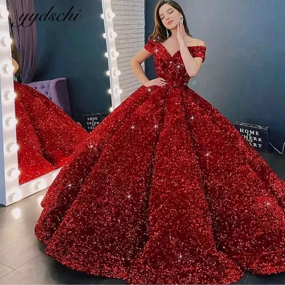 

Burgundy Sweetheart Glitter Quinceanera Dresses 2023 Luxury Pageant Sparkly Prom Dress Lace Up Vestido De 15 16 Anos Ball Gown