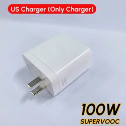 High - Power OnePlus Original 100W USB - C Charger with 10A Cable - SUPERVOOC Fast Charging Adapter - Only US Charger