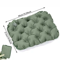 49x37.5cm Air Cushion Pillows Outdoor Camping Sleep Cushion Folding Inflatable Pillows Chair Cushion Seat Pads With Storage Bag 2