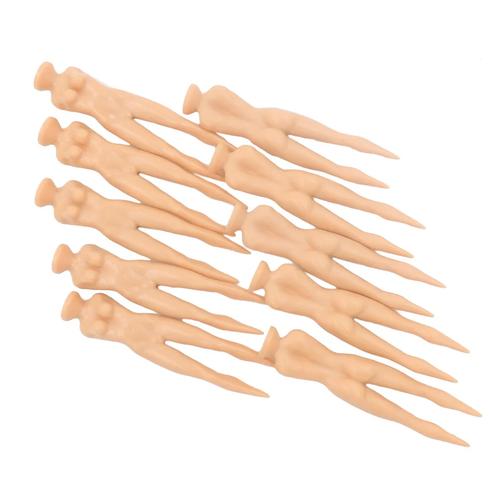 

20pcs 76MM Tees Plastic Ball Nails Lady Shape Sports Tees Training Equipment Supplies Accessories