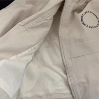 2025 nouveau printemps garçons filles veste à capuche enfants enfant en bas âge automne dessin animé chemise à glissière automne bébé garçon lettres mode vêtements 3