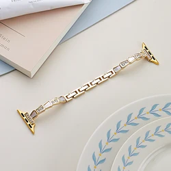 Elegant Women's Luxury Watch Band - Premium Design - 42mm - 44mm - 45mm (Gold)