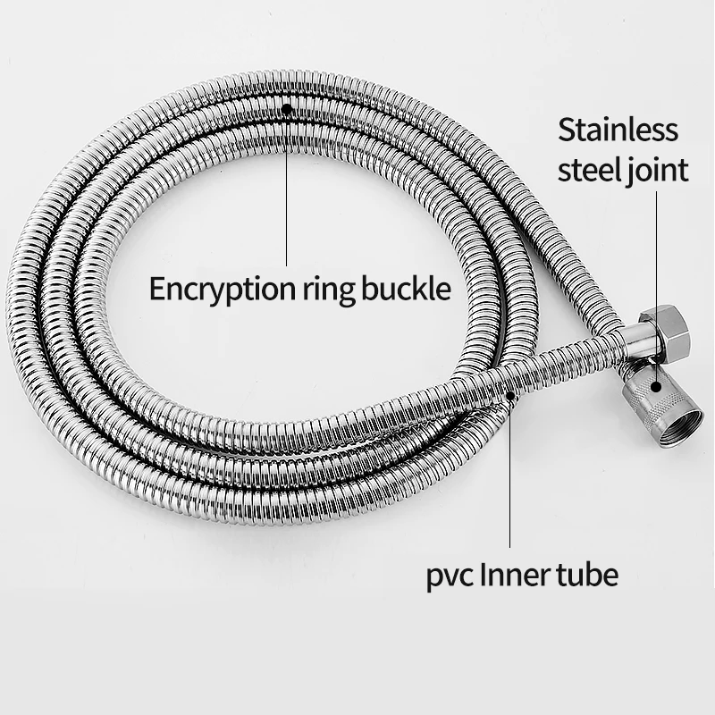 Shower Hose 1.5 or 2M Stainless Steel Explosion Proof for Bathroom Water Heater