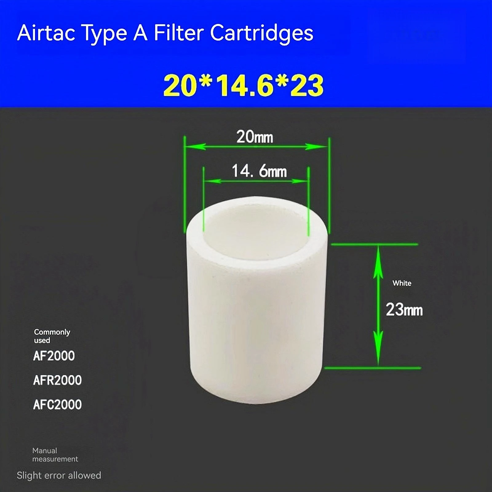 Pnömatik Luftfiltre Bakır Filtre Elemanı AF AFR BFR BF Fiber çekirdekli Fiber kartuşlar Bakır Filtre Elemanı Hava Arıtma