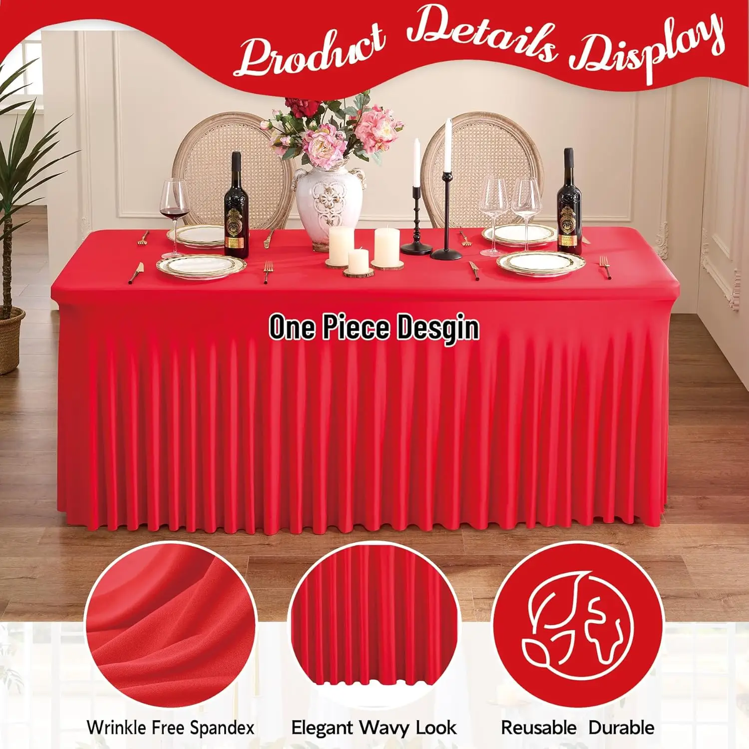 Table Skirt Conference Room Tablecloth Exhibition Activities Business Affairs Sign Rectangle Fabric Desk Cover Weddings Birthday