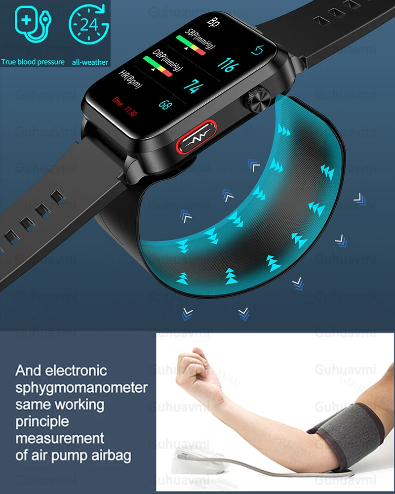 2025 For XIAOMI IOS New Air Pump Airbag Health Smartwatches