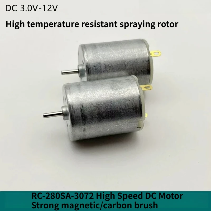 Moteur RC 280SA 3072 pas cher pour voiture jouet modèle, détail de l'axe et des vis de fixation