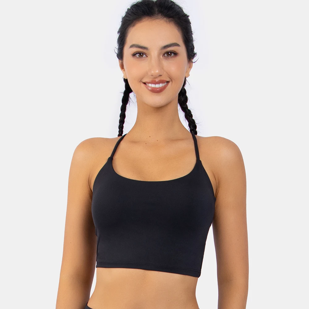 

Укороченный топ, женская одежда, бесплатная доставка, предлагает мягкий спортивный бюстгальтер с открытой спиной, короткая женская одежда для спортзала и йоги