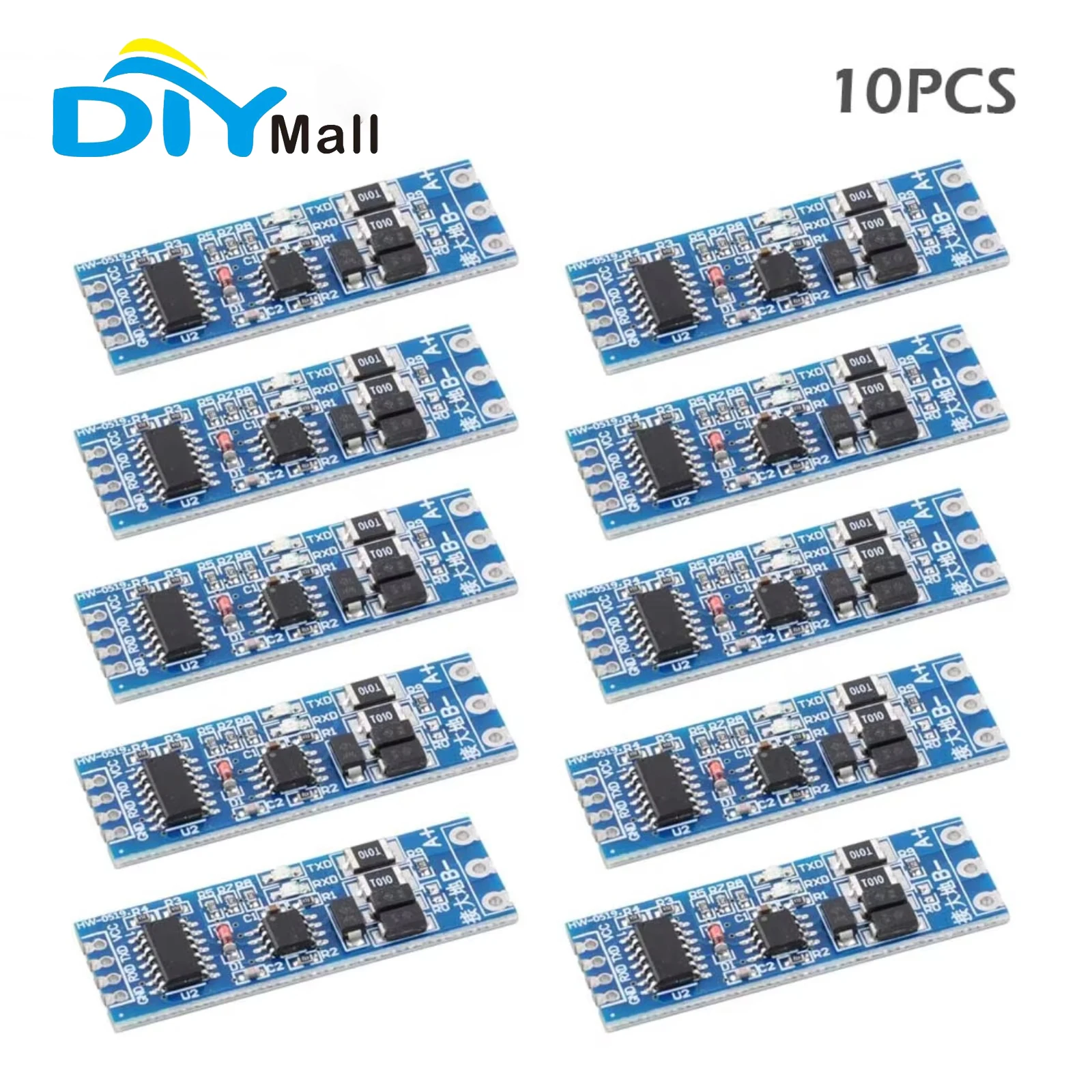 HW-519 TTL to RS485 Converter Module UART Level Shifter Auto Flow