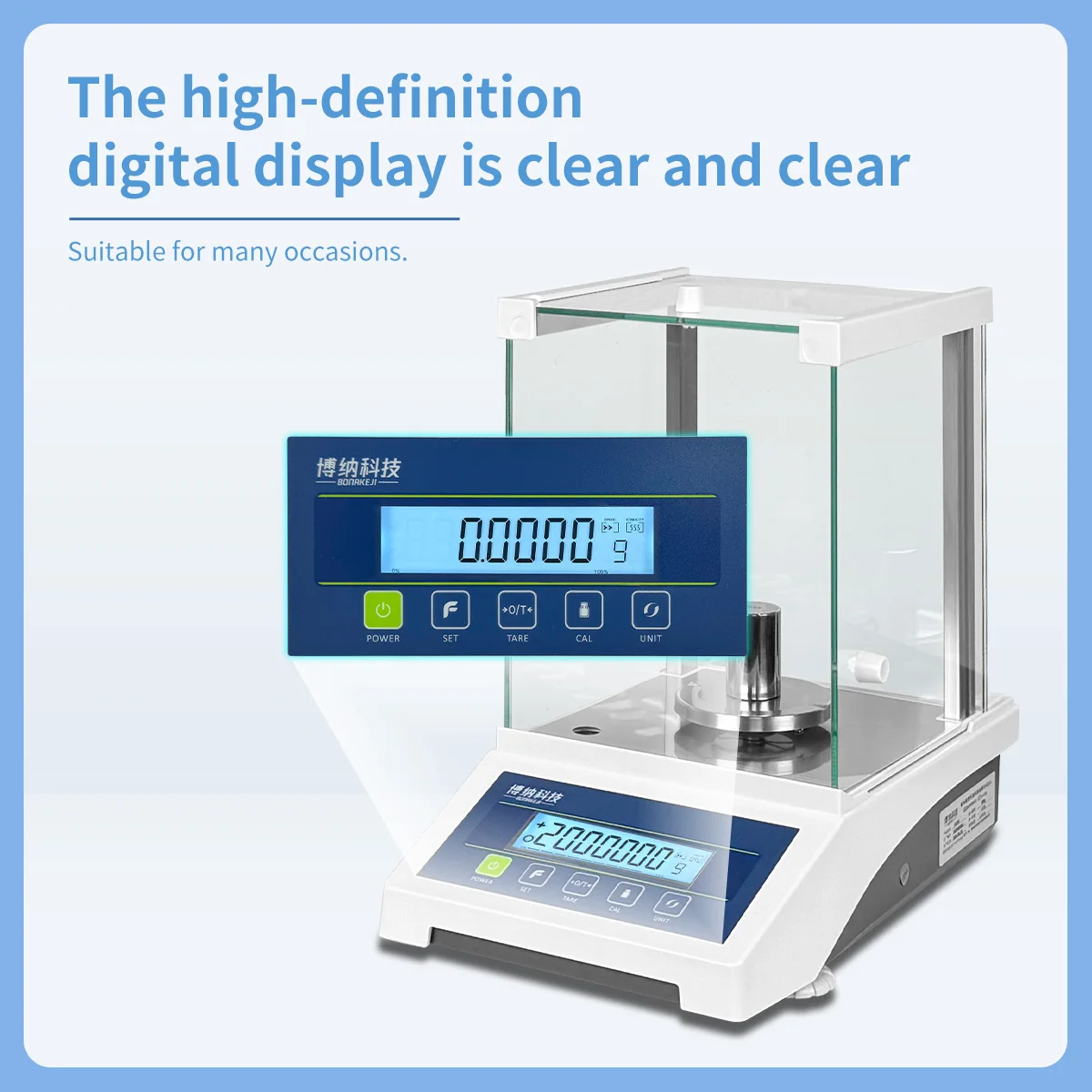 Electronic analysis balance 10,000 0.0001g 0.1mg scale 1mg 1mg