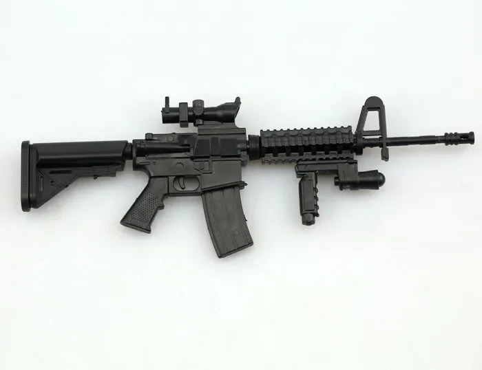 1/6 MK18 Carbine Assault Rifle Gun Plastic Assemble Firearm