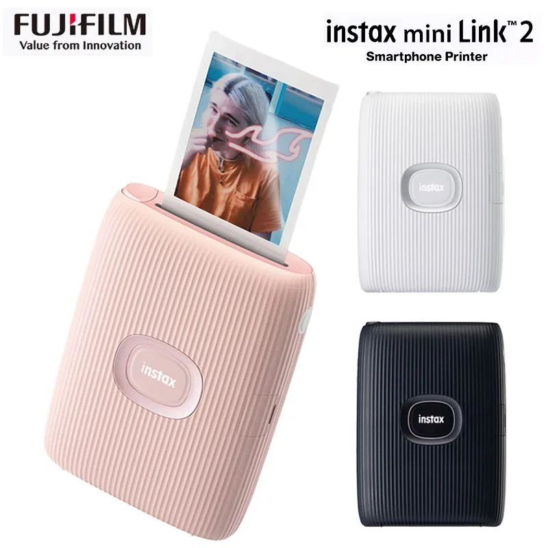 Fuji Instax Mini Link 2 Link One-Time Imaging Cellulare Mini Telefono Cellulare Portatile Photo Printer Link Connessione Bluetooth