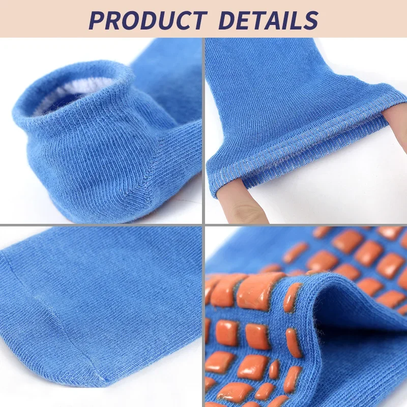 Indoor Non-Slip Ankle Socks for Yoga, Pilates, and Floor Exercises