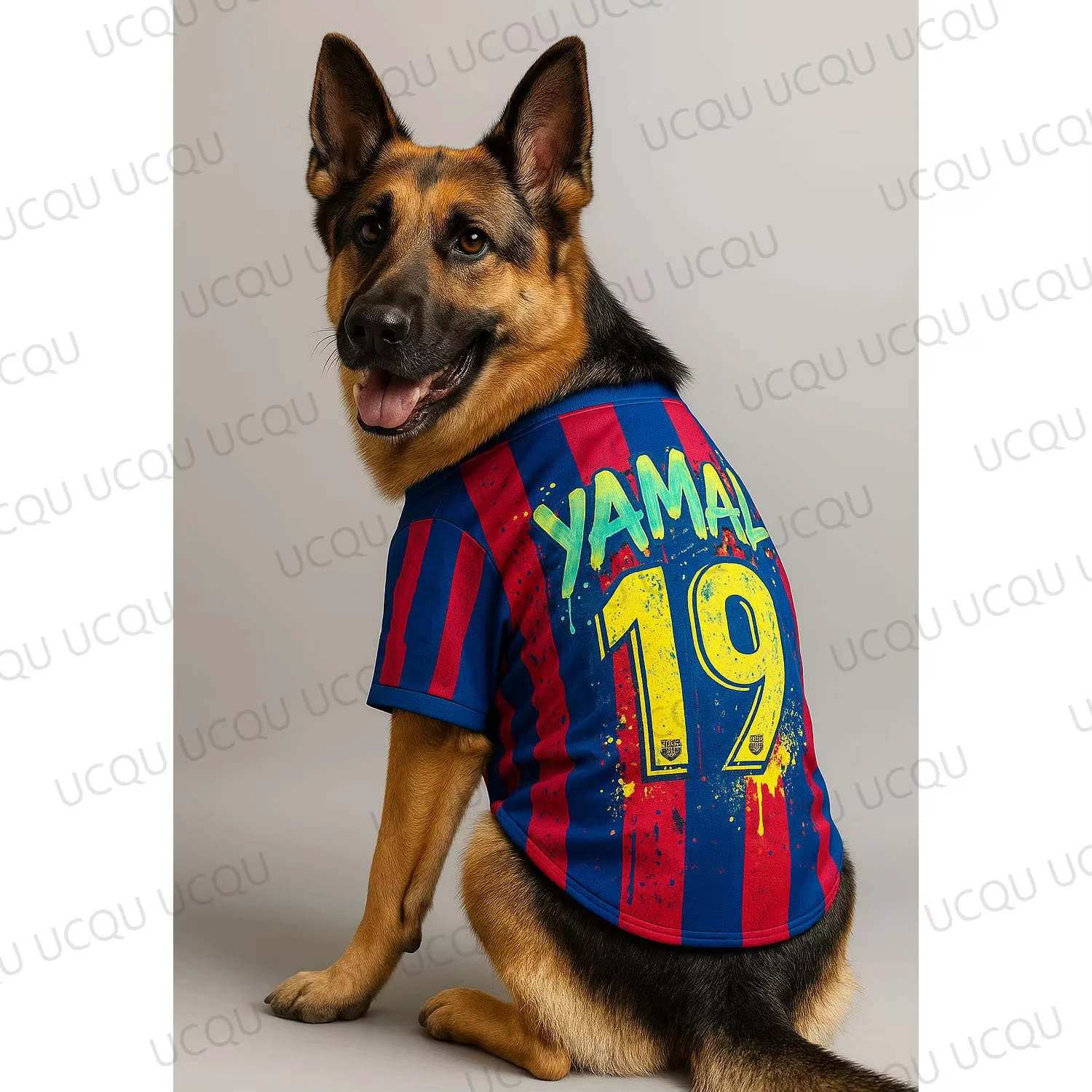 Dog Jersey Fc Barcelona Dog Collar FC Barcelona Raincoat For Dogs