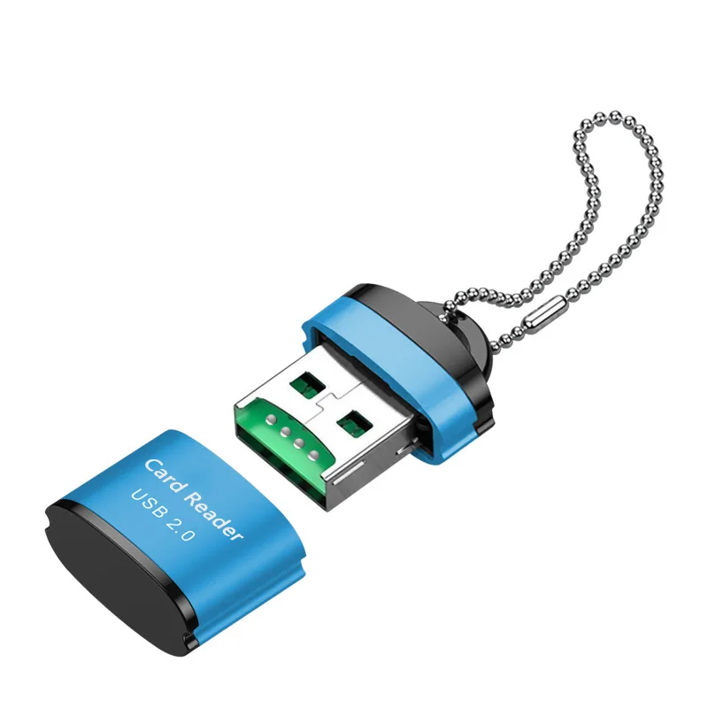 Compact High-Speed USB 2.0 Micro SD Card Reader Adapter