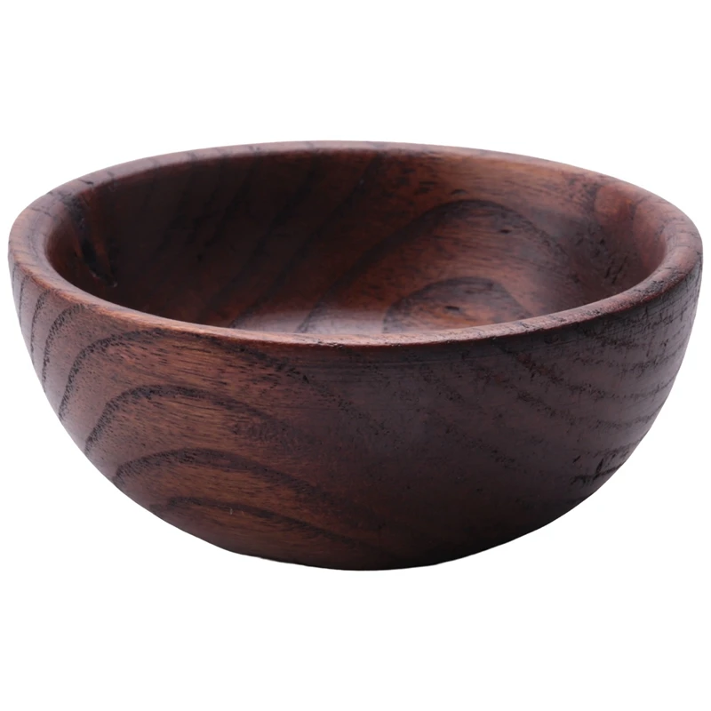 

New Small Wooden Dish Salt Vinegar Sauce Flavor Spices Plate Dinner Breakfast Plate Condiment Cup Kitchen Utensils Anti-Fall Sea