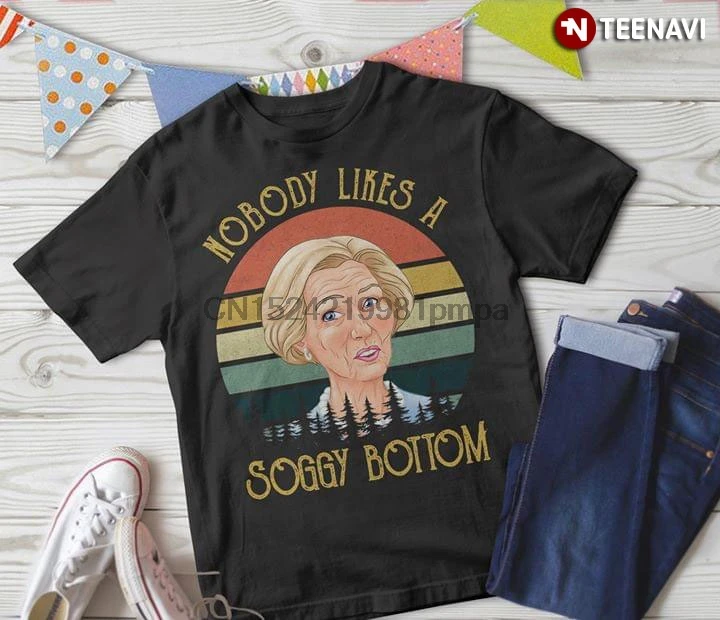 Мужская футболка с надписью Great British Bake Off Mary Berry никто не любит дымчатое дно