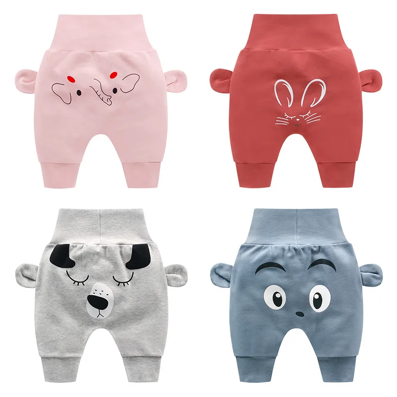 Baby Pants Boys Girl baby trousers Cartoon High Waist Children Toddler Spring Autumn Newborn Infant Trousers