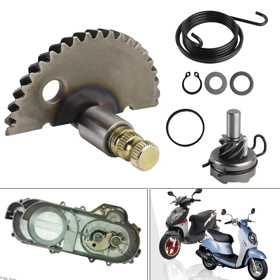 Kit De Démarrage Kickstart Pour Scooter GY6 50cc - Arbre, Levier, Ressort - Compatible 139QMB, Roketa, Taotao, Jonway