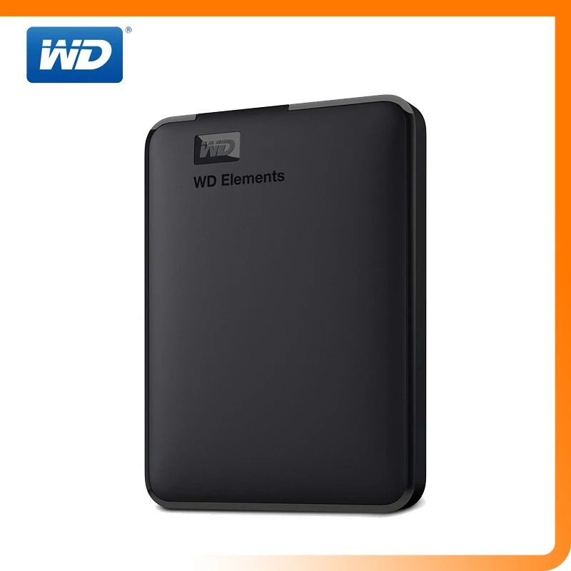 윈도우용 WD 4TB 엘리먼츠 휴대용 외장 하드 드라이브, PC 및 맥용 USB 3.2 Gen 1/USB 3.0, 플러그 앤 플레이 지원