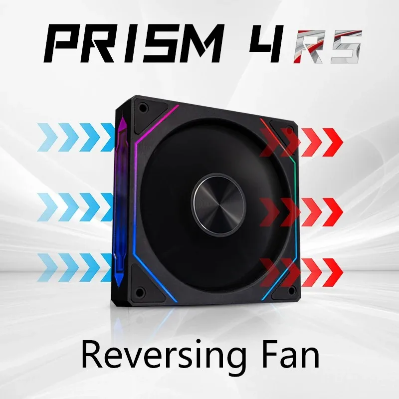 PRISM 4 RS Computergehäuselüfter 12 cm ARGB 4-poliger leiser Lüfter 12 V großes Luftvolumen 800–1600 U/min