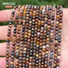 A+ Natural Namibia Pietersite 4mm Faceted Beads for Jewelry Making DIY Bracelet Necklace Accessories, Petrified Wood 5