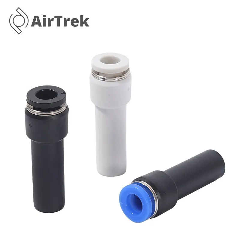 ข้อต่อแบบลดขนาดลมนิวเมติก PGJ จำนวน 1/10/20 ชิ้น, ข้อต่อแบบเสียบตรง ขนาด 4 มม. 6 มม. 8 มม. 12 มม. สำหรับชุดสายลมเครื่องอัดอากาศ EU JP ​ 1