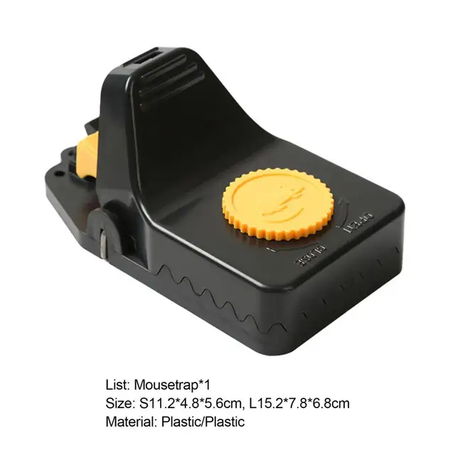 Hatékony Egércsapda Munkaügyi Megtakarító Műanyag Nagy Érzékenységű Egér Gyilkos Háztartási Készletek - Image 3