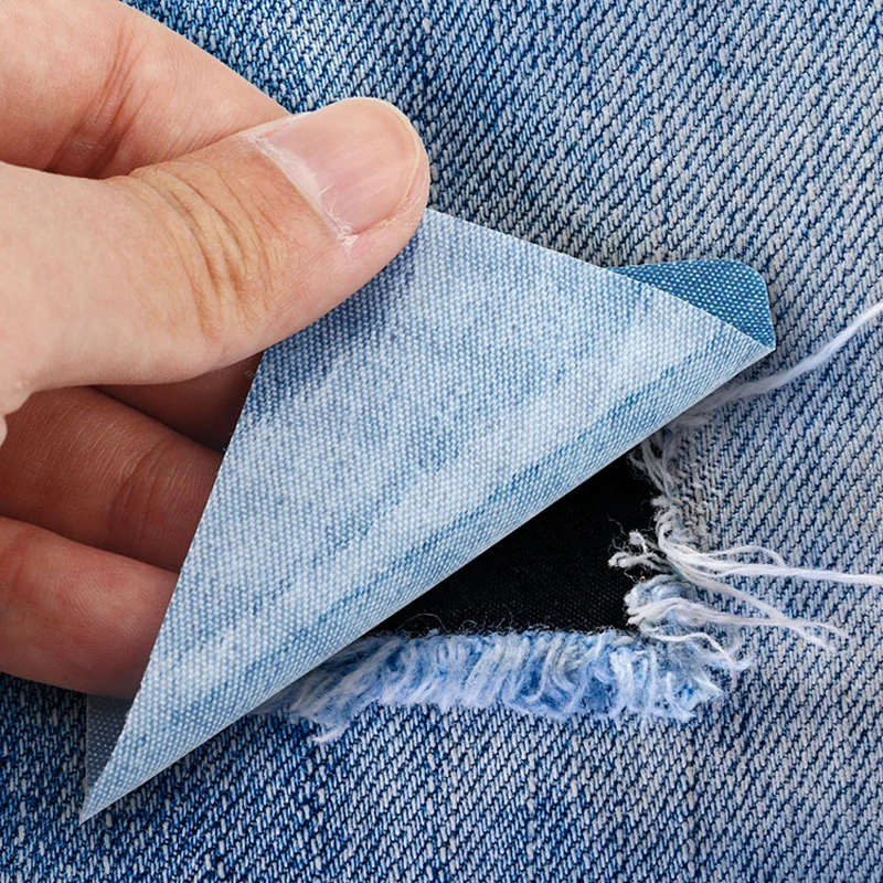 EXCEART Parches de reparación de costura para ropa, parches para planchar  para jeans, parche ovalado para codo, adhesivos para planchar en el codo