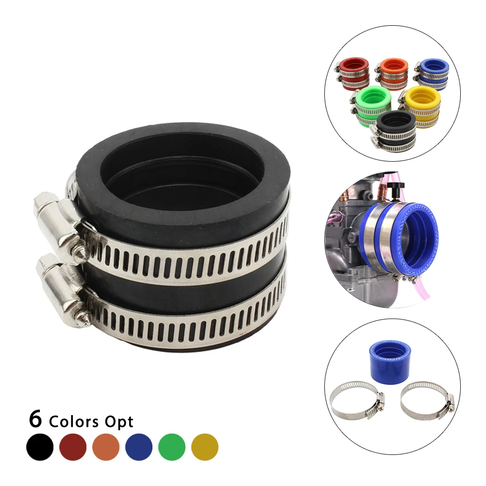 35/40/42/45Mm Carburetor Adapter Interface Inlet Pipe Intake For Koso Ksr Oko Keihin Pwk Maikuni 21 24 26 28 30 32 34Mm Pe Tm Pz