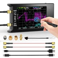 NanoVNA-H4 Vector Network Analyzer Lastest V4.3 10KHz-1.5GHz HF VHF UHF 4" Touch Screen Antenna Analyzer Ham Radio Measuring 1